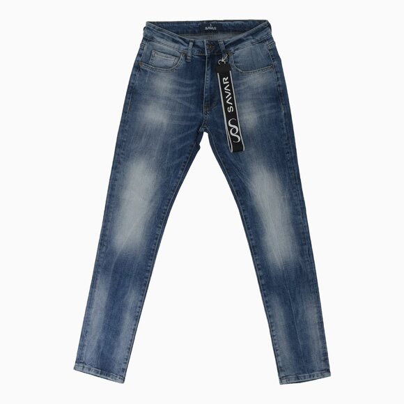 Savar Men's Basic Tint Wash Denim Pant (Brand New)